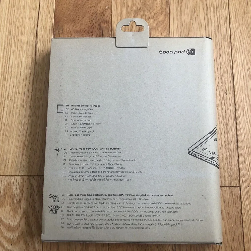 Booqpad Sand Agenda for iPad 2 and iPad 3 BPD3-SND NEW Includes Note Pad